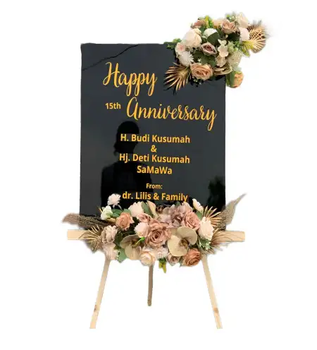 Papan Bunga Akrilik Temperak